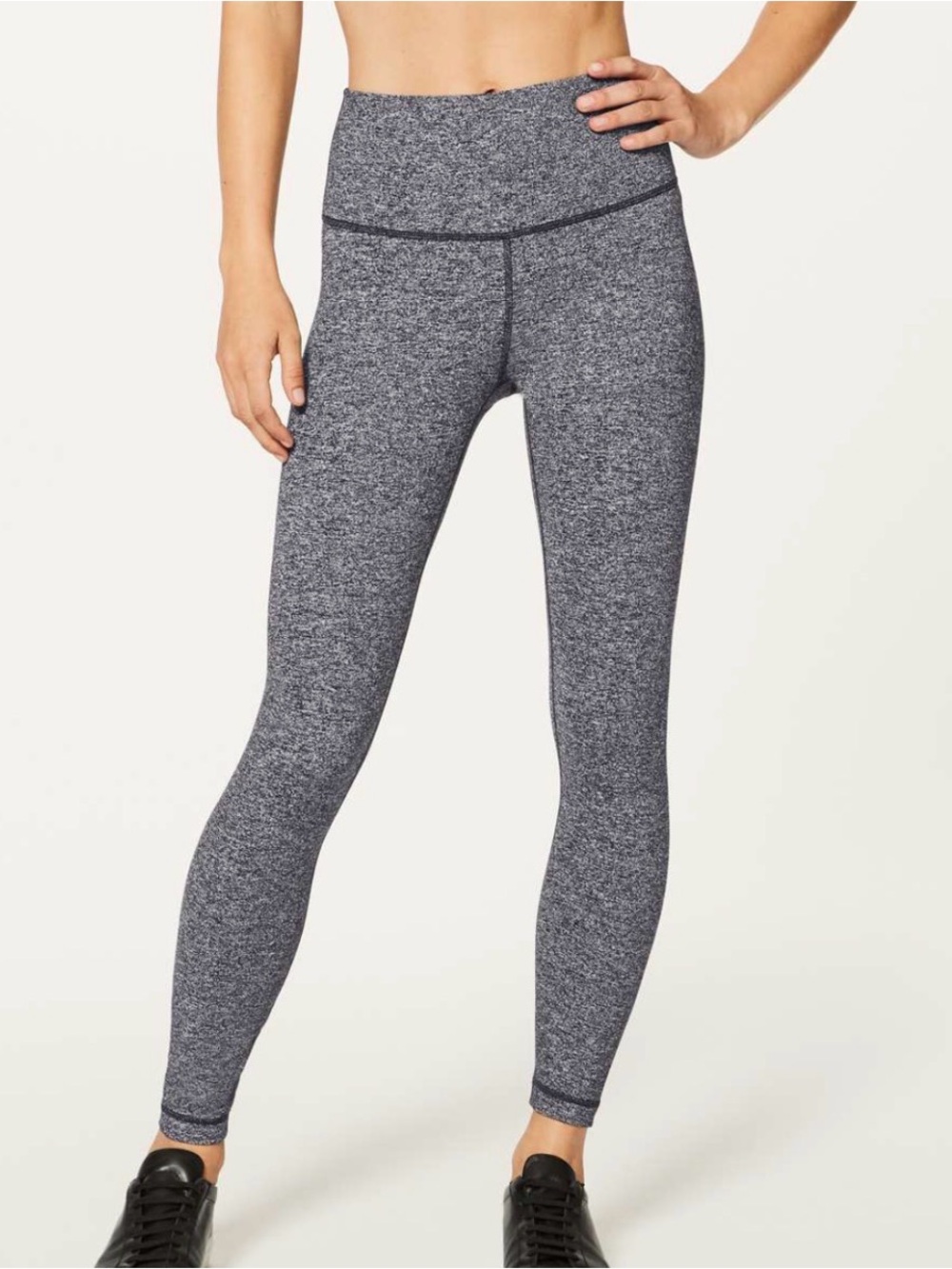 lululemon athletica Heathered Gray High-Rise Leggings